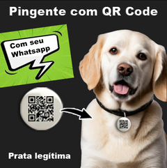 Pingente de Identificação de Prata para Pet - Petyart