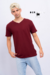 Remera slim escote V - tienda online