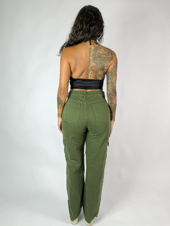 Calça cargo verde militar - Loja ABELLE | Roupas Feminina | Verão | Frete Grátis |