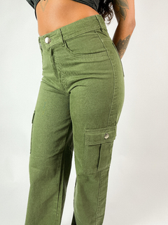 Calça boyfriend orders verde militar