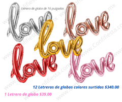 Letrero globo Love - comprar en línea