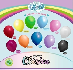 Bolsa de 100 globos látex de 12 pulgadas #12 (Gama Clásica)