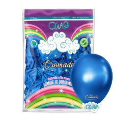 Bolsa de 100 globos látex de 5 pulgadas #5 (Efecto Cromado) - comprar en línea