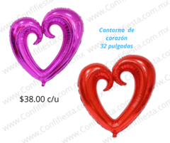 Contorno corazón 32 pulgadas