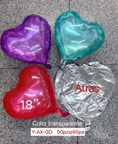 Corazón 18p Transparente - comprar en línea