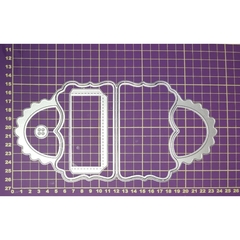 Matriz Faquinha corte metal scrapbook papel EVA - FDIV-065 - bolsa bolsinha lembrancinha - comprar online