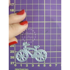 Matriz Faquinha corte metal scrapbook papel EVA - FDIV-080 - mini bicicleta