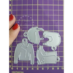 Matriz Faquinha corte metal scrapbook papel EVA - FDIV-101 - equipamento ciclismo bota capacete jaqueta