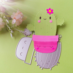 Matriz Corte Metal Scrapbook - FFLO-087 - Planta Cactus - comprar online