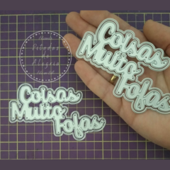 Matriz Corte Metal Scrapbook - FLET-058- Coisas Muito Fofas