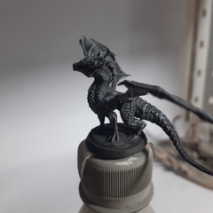Dragon mini pintado Negro - tienda online
