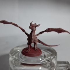 Dragon mini pintado Rojo - comprar online