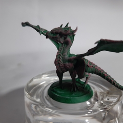 Dragon mini pintado Verde - comprar online