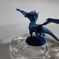 Dragon mini pintado Azul - tienda online