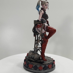 Figura Harley Quinn En Resina Pintada A Mano 18 Cm - comprar online