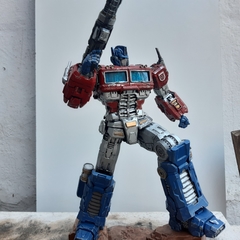Figura Optimus Prime Transformers Resina 41cm Pintado A Mano - tienda online
