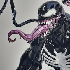 Figura Venom Marvel En Resina 3d Pintado A Mano 23 Cm en internet