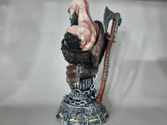 busto Resina 3d Busto Kratos God Of War pintado premium - tienda online