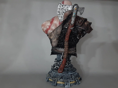 Imagen de busto Resina 3d Busto Kratos God Of War pintado premium