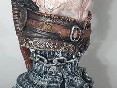 busto Resina 3d Busto Kratos God Of War pintado premium - comprar online