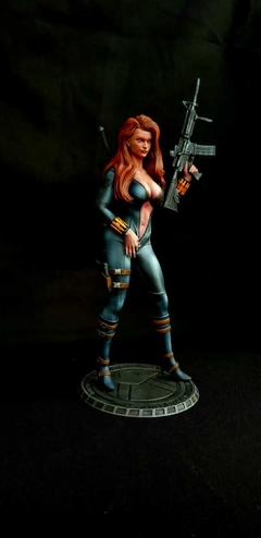 Kit resina 3d Black Widow marvel Sin Armar Ni Pintar en internet