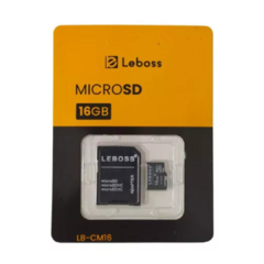 Cartão de Memória Micro SD 16GB Leboss LB-CM16