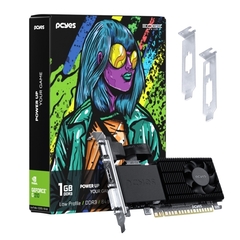 Placa de Vídeo Nvidia Geforce G 210 1GB DDR3 Pcyes Single Fan 64 Bits (1 HDMI, 1 DVI, 1 VGA) - 1 Ano de Garantia - comprar online