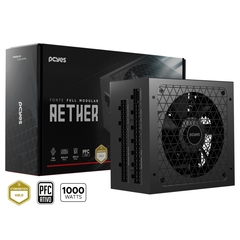 Fonte ATX 3.1 1000W PFC Ativo 80 Plus Gold Pcyes Aether Full Modular Cybenetics PCIe 5.0 - 1000WFMG