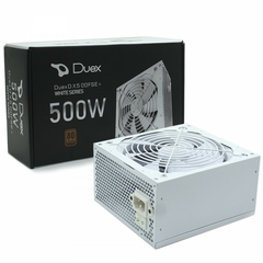 Fonte ATX 500W Real PFC Ativo 80 Plus Bronze Duex DX 500FSE+ White Series