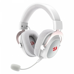 Headset Gamer Redragon Zeus Pro Branco Sem Fio Bluetooth Microfone Destacável Surround 7.1 White H510W-PRO - comprar online