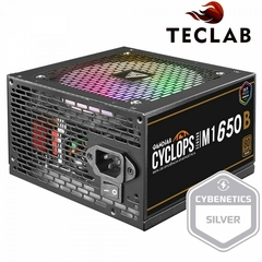 Fonte ATX 650W PFC Ativo 80 Plus Bronze Gamdias Cyclops M1-650B Led RGB