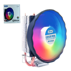 Air Cooler Knup KP-VR330 120mm Led Rainbow Intel/AMD LGA1700/1366 | AM5 HeatPipe: 2 (6mm) TDP: 90W - KP-VR330