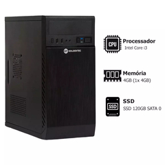 Computador Intel® Core™ I3, 4GB, SSD 120GB GT