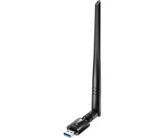 Adaptador Wi-Fi USB 3.0 Cudy WU1400 AC1300 Dual Band 5GHz 867Mbps 2.4GHz 400Mbps na internet