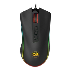 Mouse Gamer Redragon Cobra V2 RGB 12400 DPI 8 Botões Programáveis Black M711 V2