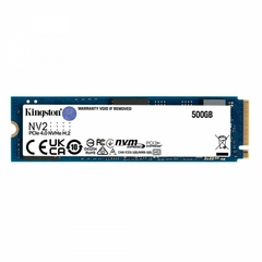 SSD M.2 NVMe 500GB Kingston NV2 PCIe 4.0 Leitura 3500MBs Gravação 2100MBs - 3 Anos de Garantia