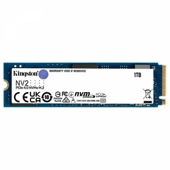 SSD M.2 NVMe 1TB Kingston NV2 PCIe 4.0 Leitura 3500MBs Gravação 2100MBs - 3 Anos de Garantia