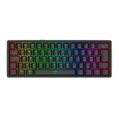 Teclado Mecânico 60% Redragon Akali Black RGB Switch Brown