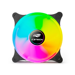 Cooler Fan Led Rgb 120mm C3Tech F9-L160BK Black