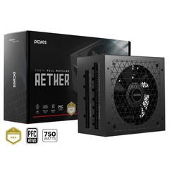 Fonte ATX 3.1 750W PFC Ativo 80 Plus Gold Pcyes Aether Full Modular Cybenetics PCIe 5.0 - 750WFMG