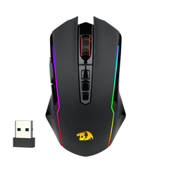 Mouse Gamer Redragon Nix Wireless 10.000 DPI RGB 9 Botões Programáveis Preto M914-RGB