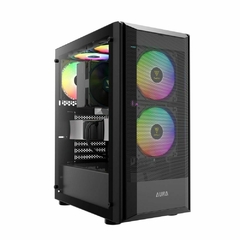 Gabinete Gamer Gamdias Aura GC6 Black *Com 3 Fans RGB* - ATX, Micro-ATX e Mini-ITX