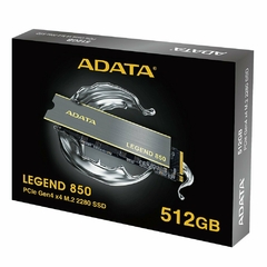 SSD M.2 NVMe 512GB Adata Legend 850 PCIe 4.0 Leitura 5000MB/S Gravacao 4500MB/S - 1 Ano de Garantia - comprar online