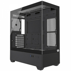 Gabinete Gamer Redragon Reflect Flow Black CA-606B ATX, Micro-ATX e Mini-ITX