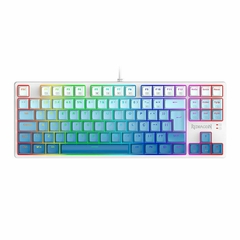 Teclado Mecânico 80% Redragon Daksa Blue/White RGB Switch Brown