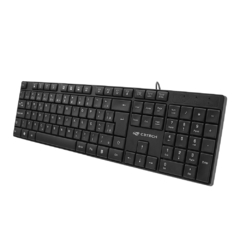 Teclado Office C3Tech KB-M11BK Multimídia