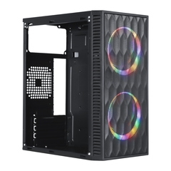 Gabinete Gamer Vinik Wave Preto c/ 2 Fans RGB Micro-ATX e Mini-ITX - Ggwacbk