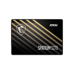 SSD 480GB MSI Spatium S270 Sata III Leitura 500MB/S Gravacao 450MB/S - 5 Anos de Garantia