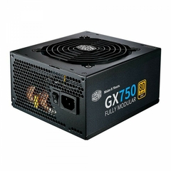 Fonte ATX 750W Real PFC Ativo 80 Plus Gold Cooler Master GX750 Full Modular - 5 Anos de Garantia