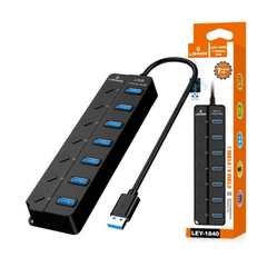 Hub USB 3.0 7 Portas Lehmox LEY-1840